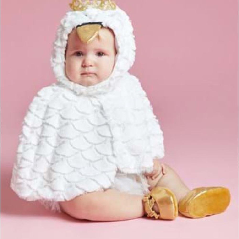 Posh Peanut Odet Swan Infant Costume
